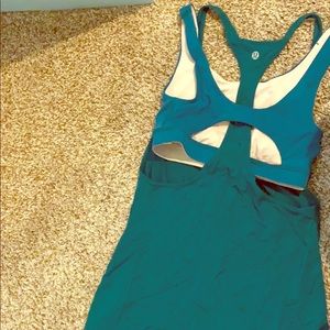 Lululemon top with shirt attached